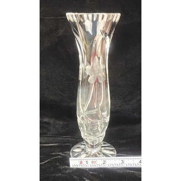 Vintage Crystal Bud Vase - Picture 11 of 13